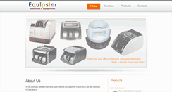Desktop Screenshot of equipstermachines.com