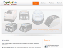 Tablet Screenshot of equipstermachines.com